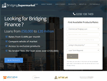 Tablet Screenshot of bridgingsupermarket.com